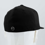 Bigfoot Silhouette (Silicone) - Flexfit® Premium Fitted Cap Color: Dark Gray - Eternal Glyph LLC