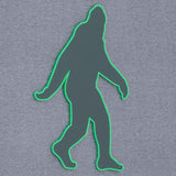 Bigfoot Silhouette (Silicone) - Flexfit® Premium Wool Blend Cap Color: Dark Gray - Eternal Glyph LLC
