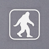 Bigfoot Trail Sign (Silicone) - Flexfit® Mesh Trucker Cap Color: Olive/Khaki - Eternal Glyph LLC