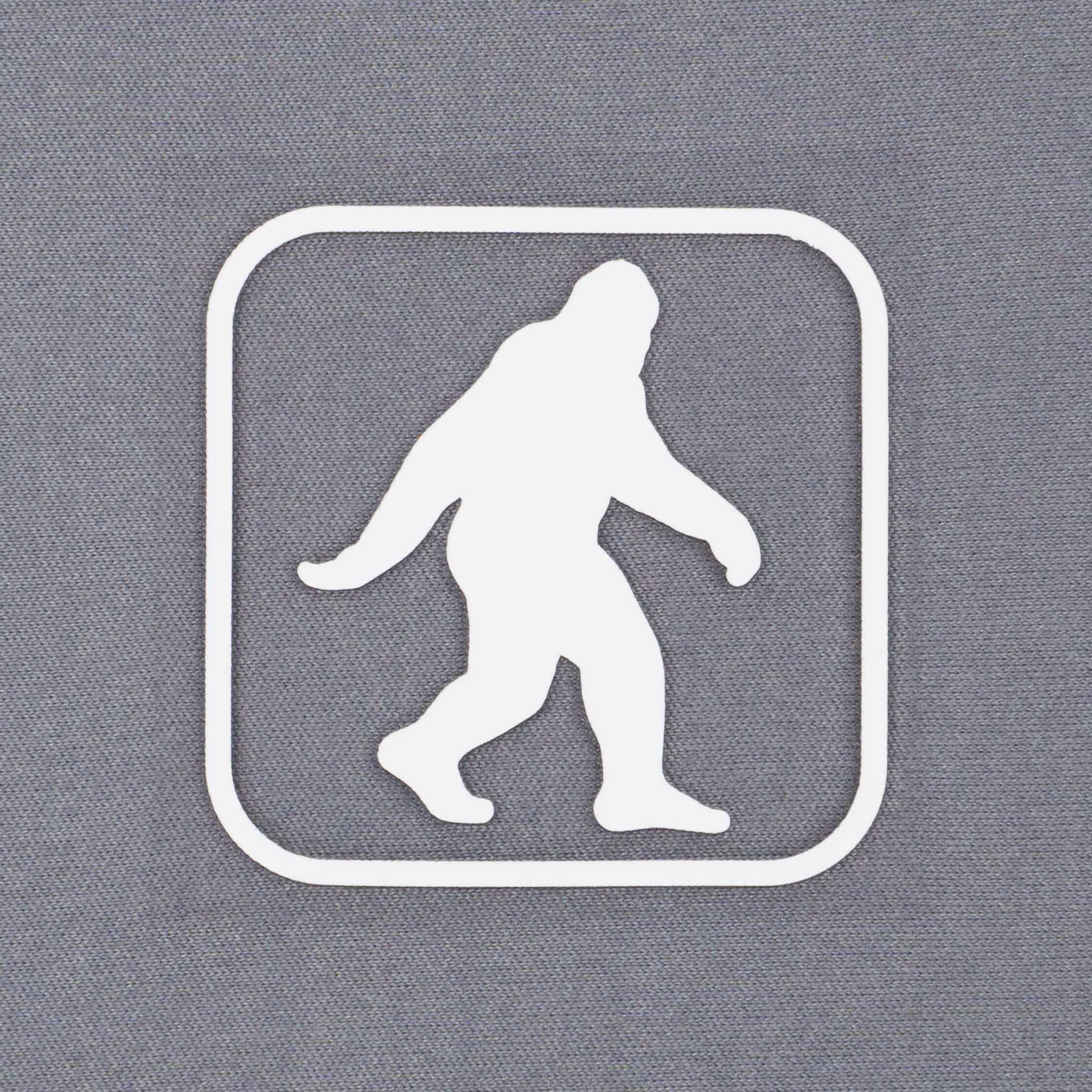 Bigfoot Trail Sign (Silicone) - Flexfit® Mesh Trucker Cap Color: Olive/Khaki - Eternal Glyph LLC