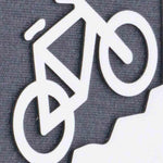 Mountain Bike Uphill (Silicone) - Flexfit® Mesh Trucker Cap Color: Coyote/Khaki - Eternal Glyph LLC