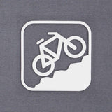 Mountain Bike Uphill (Silicone) - Flexfit® Mesh Trucker Cap Color: Coyote/Khaki - Eternal Glyph LLC