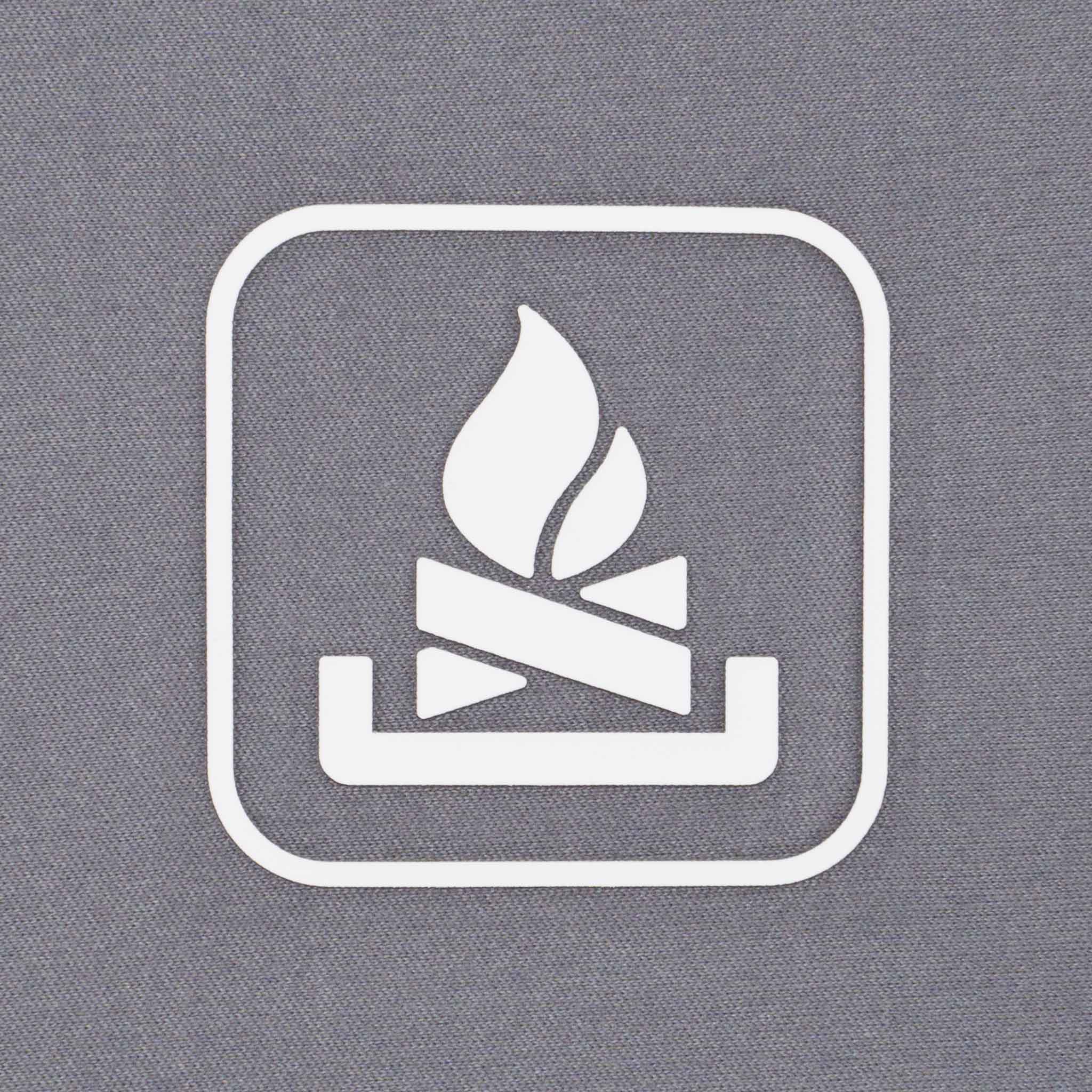 Campfire Trail Sign (Silicone) - Flexfit® Mesh Trucker Cap Color: Coyote/Khaki - Eternal Glyph LLC