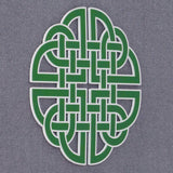 Dara Knot (Silicone) - Flexfit® Mesh Trucker Cap Color: Olive/Khaki - Eternal Glyph LLC
