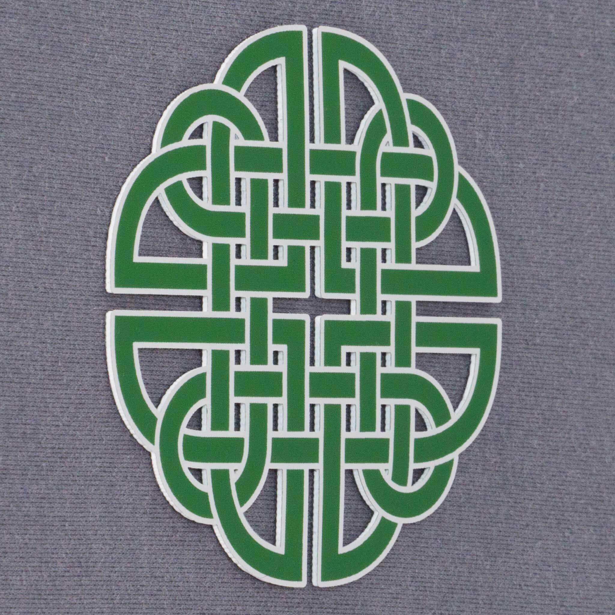 Dara Knot (Silicone) - Flexfit® Mesh Trucker Cap Color: Olive/Khaki - Eternal Glyph LLC