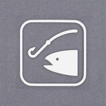 Fishing Trail Sign (Silicone) - Flexfit® Mesh Trucker Cap Color: Olive/Khaki - Eternal Glyph LLC