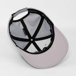 Bigfoot Silhouette (Silicone) - Flexfit® Cool & Dry Cap Color: Silver - Eternal Glyph LLC
