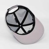 Bigfoot Silhouette (Silicone) - Flexfit® Cool & Dry Cap Color: Silver - Eternal Glyph LLC