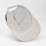 Bigfoot Silhouette (Silicone) - Flexfit® Cool & Dry Cap Color: Silver - Eternal Glyph LLC