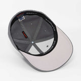 Bigfoot Silhouette (Silicone) - Flexfit® Premium Wool Blend Cap Color: Dark Gray - Eternal Glyph LLC