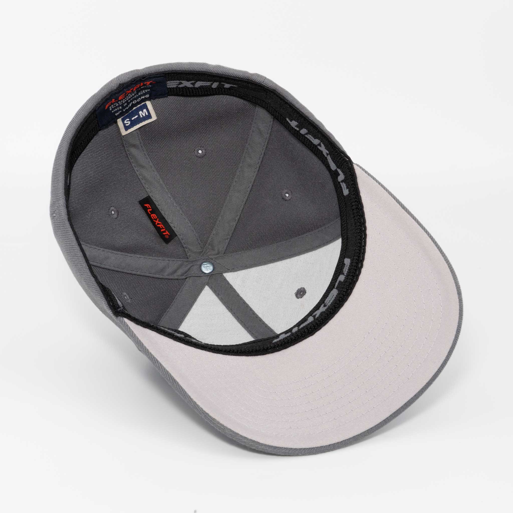 Bigfoot Silhouette (Silicone) - Flexfit® Premium Wool Blend Cap Color: Dark Gray - Eternal Glyph LLC