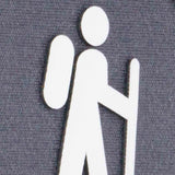 Hiker Trail Sign (Silicone) - Flexfit® Mesh Trucker Cap Color: Olive/Khaki - Eternal Glyph LLC