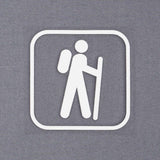 Hiker Trail Sign (Silicone) - Flexfit® Mesh Trucker Cap Color: Olive/Khaki - Eternal Glyph LLC