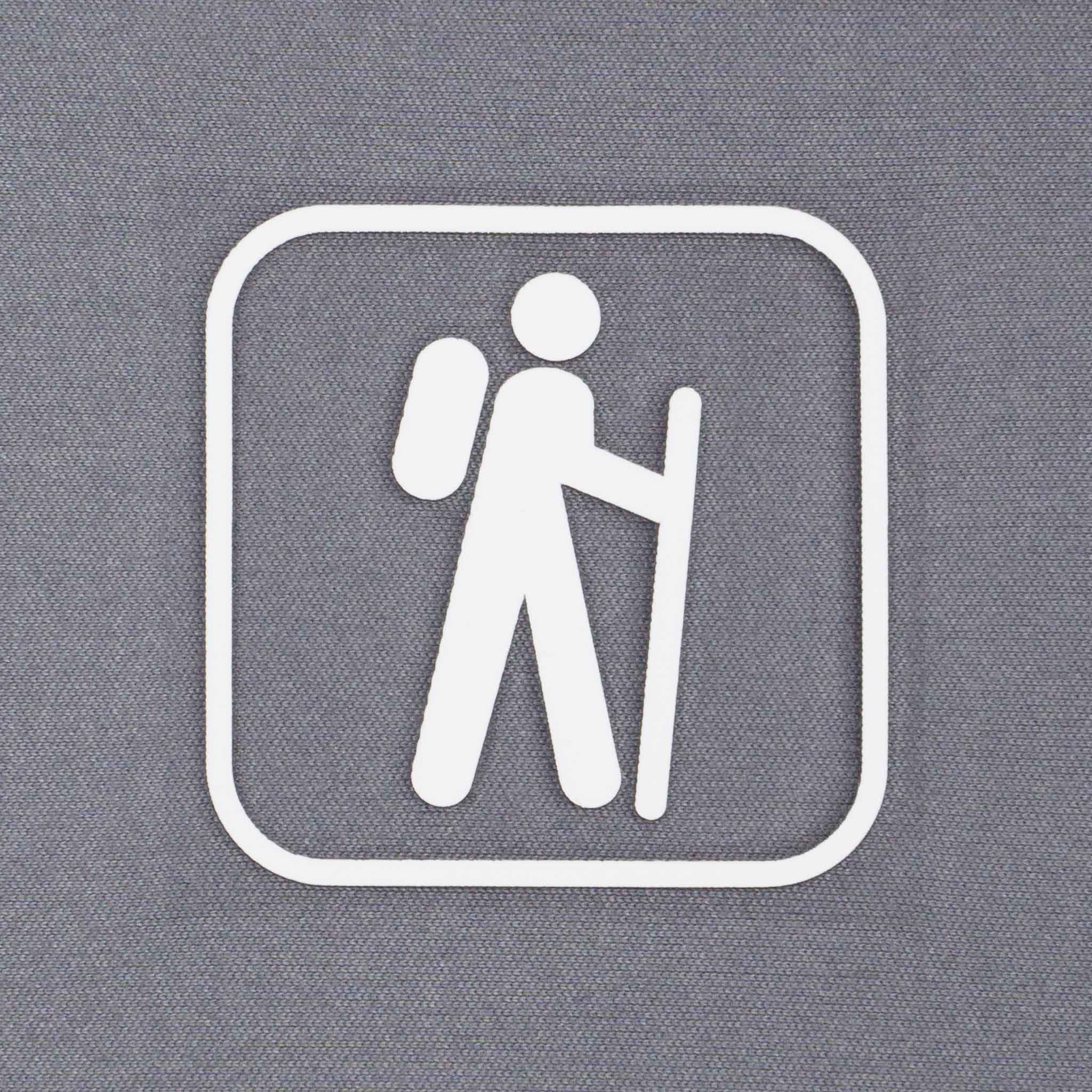 Hiker Trail Sign (Silicone) - Flexfit® Mesh Trucker Cap Color: Olive/Khaki - Eternal Glyph LLC