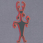Moab Man Petroglyph (Silicone) - Flexfit® Mesh Trucker Cap Color: Coyote/Black - Eternal Glyph LLC