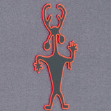 Moab Man Petroglyph (Silicone) - Flexfit® Mesh Trucker Cap Color: Coyote/Black - Eternal Glyph LLC