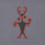 Moab Man Petroglyph (Silicone) - Flexfit® Mesh Trucker Cap Color: Coyote/Black - Eternal Glyph LLC