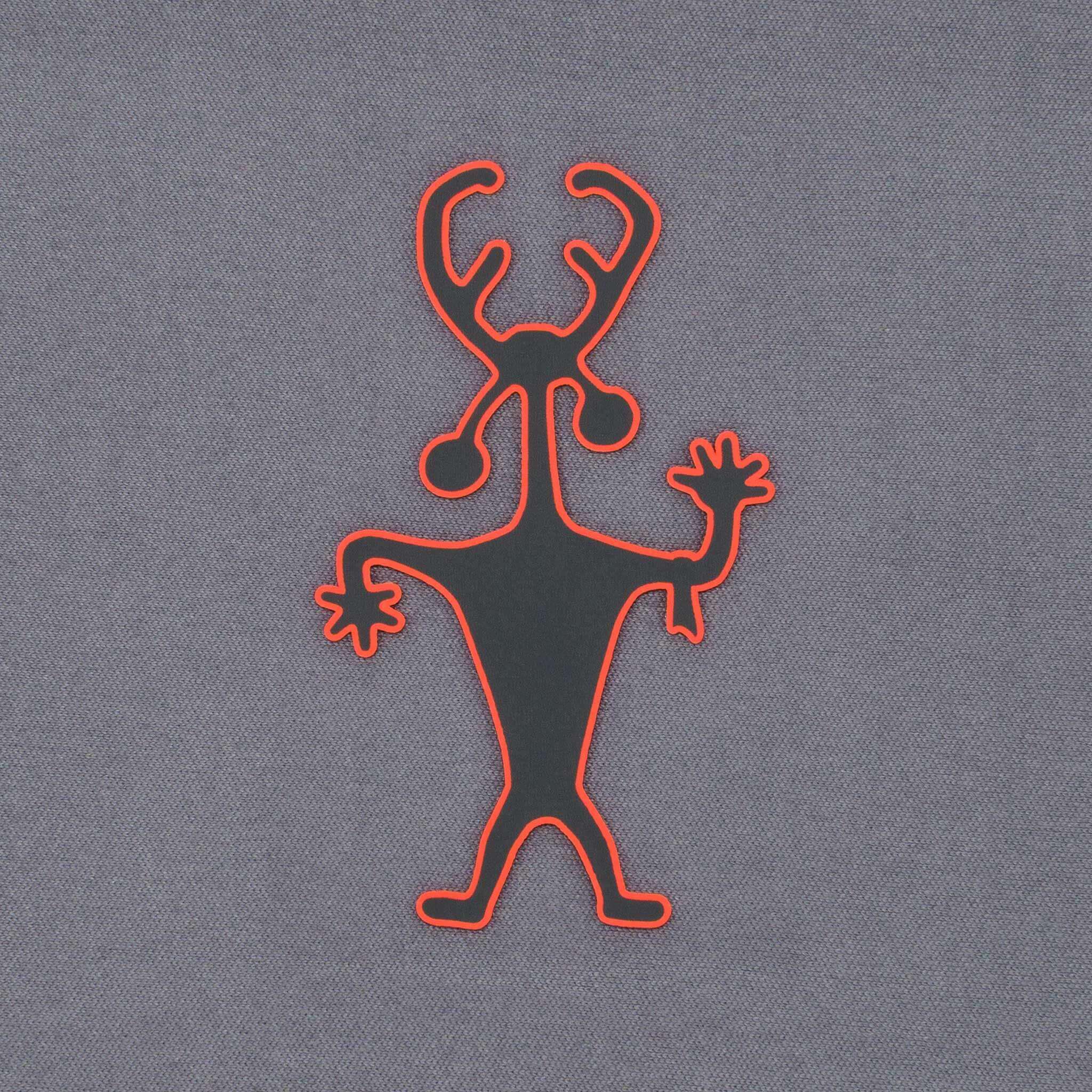 Moab Man Petroglyph (Silicone) - Flexfit® Mesh Trucker Cap Color: Coyote/Black - Eternal Glyph LLC