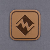 Most Difficult Trail Sign (Leather) - Flexfit® Premium Fitted Cap Color: Dark Gray - Eternal Glyph LLC