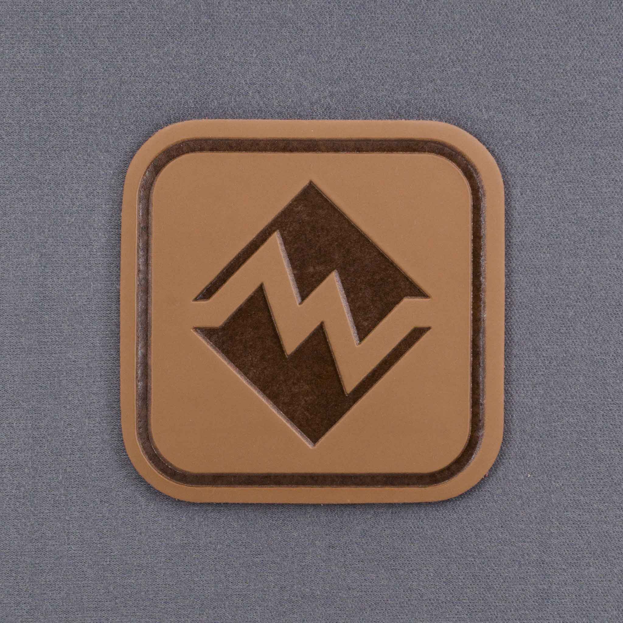 Most Difficult Trail Sign (Leather) - Flexfit® Premium Fitted Cap Color: Dark Gray - Eternal Glyph LLC