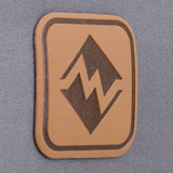 Most Difficult Trail Sign (Leather) - Flexfit® Premium Fitted Cap Color: Dark Gray - Eternal Glyph LLC