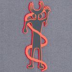 Moab Shaman Petroglyph (Silicone) - Flexfit® Mesh Trucker Cap Color: Coyote/Black - Eternal Glyph LLC