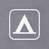 Tent Camping Trail Sign (Silicone) - Flexfit® Mesh Trucker Cap Color: Coyote/Khaki - Eternal Glyph LLC