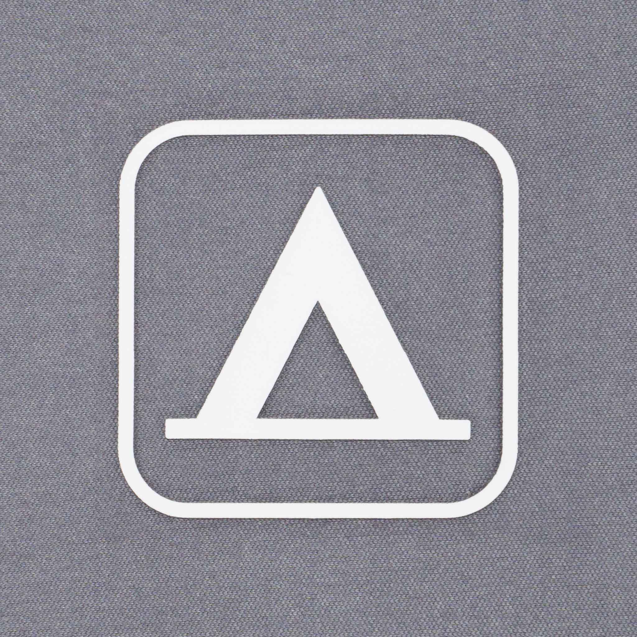 Tent Camping Trail Sign (Silicone) - Flexfit® Mesh Trucker Cap Color: Coyote/Khaki - Eternal Glyph LLC