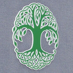 Tree of Life (Silicone) - Flexfit® Mesh Trucker Cap Color: Olive/Khaki - Eternal Glyph LLC
