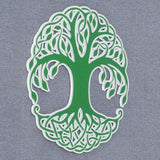 Tree of Life (Silicone) - Flexfit® Mesh Trucker Cap Color: Olive/Khaki - Eternal Glyph LLC
