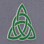 Triquetra Trinity Knot (Silicone) - Flexfit® Mesh Trucker Cap Color: Coyote/Black - Eternal Glyph LLC