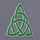 Triquetra Trinity Knot (Silicone) - Flexfit® Mesh Trucker Cap Color: Coyote/Black - Eternal Glyph LLC