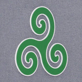 Triskelion (Silicone) - Flexfit® Mesh Trucker Cap Color: Olive/Khaki - Eternal Glyph LLC