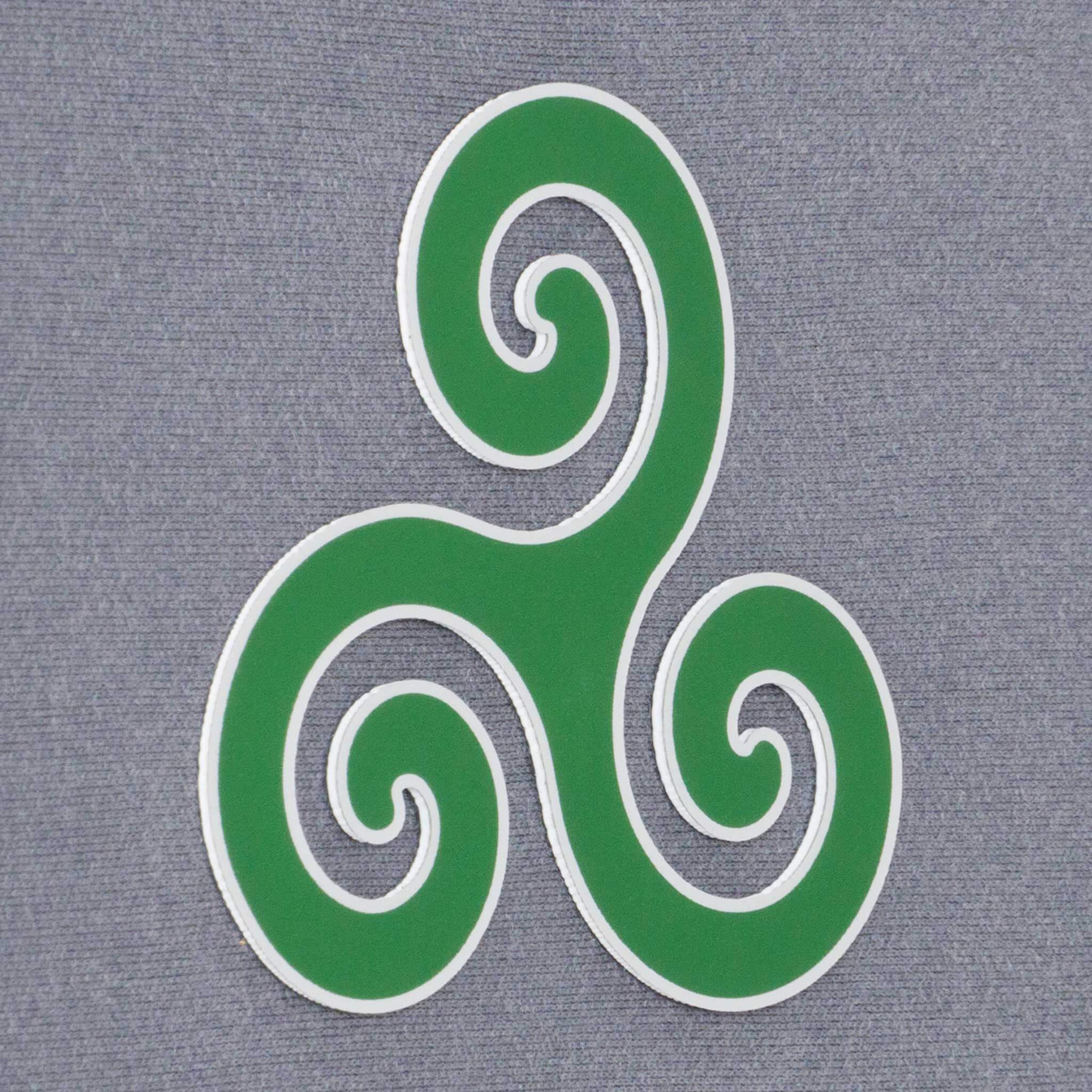 Triskelion (Silicone) - Flexfit® Mesh Trucker Cap Color: Olive/Khaki - Eternal Glyph LLC