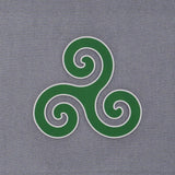 Triskelion (Silicone) - Flexfit® Mesh Trucker Cap Color: Olive/Khaki - Eternal Glyph LLC