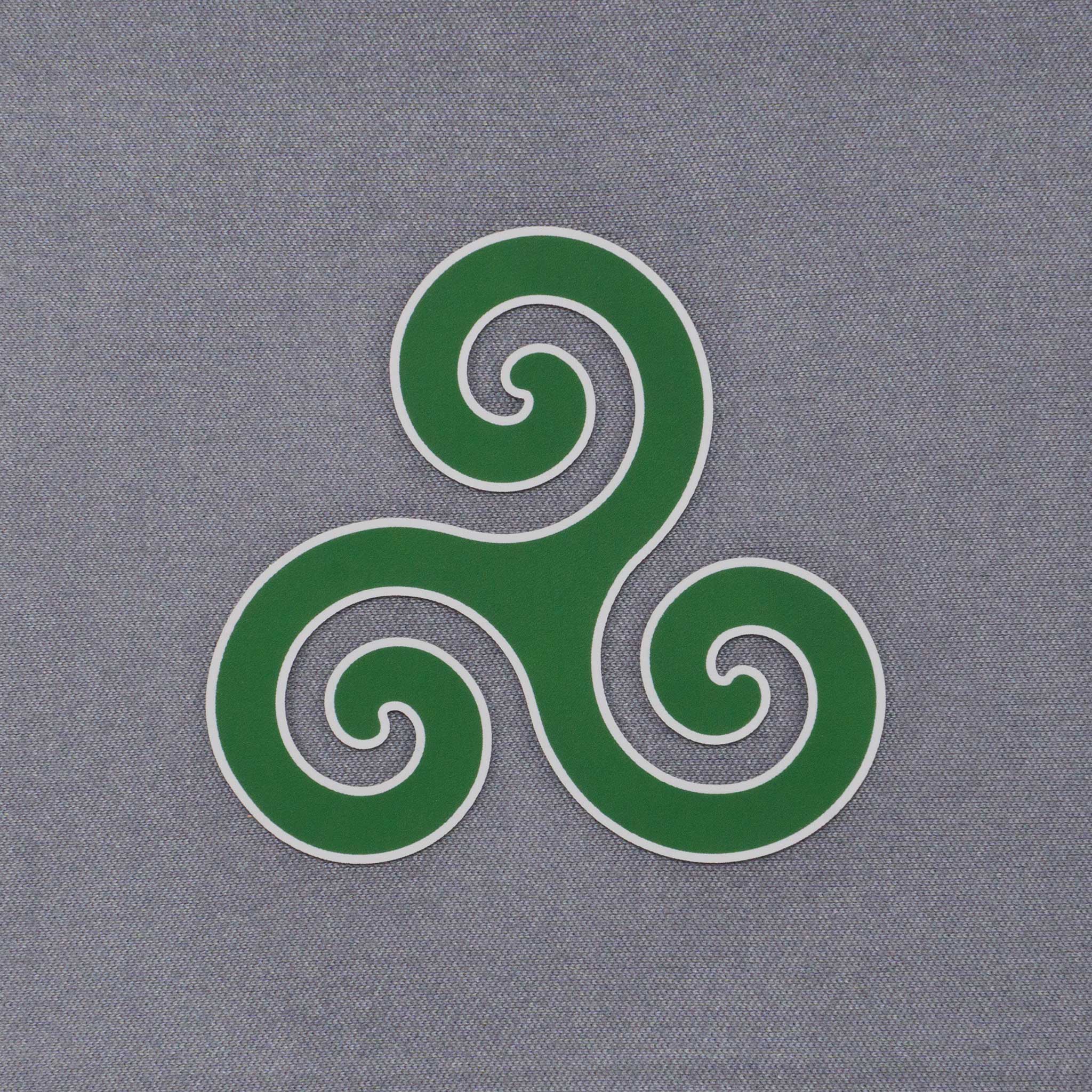 Triskelion (Silicone) - Flexfit® Mesh Trucker Cap Color: Olive/Khaki - Eternal Glyph LLC