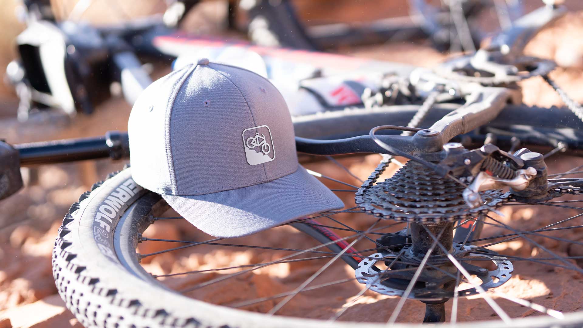 Mountain Bike Flexfit Caps by Eternal Glyph