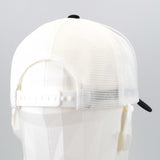 American Flag, Monotone (Double Layer Silicone) - Mesh Trucker Cap
