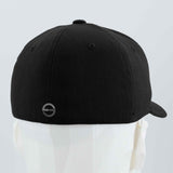 Bigfoot Silhouette (Silicone) - Flexfit® Premium Wool Blend Cap Color: Dark Gray - Eternal Glyph LLC