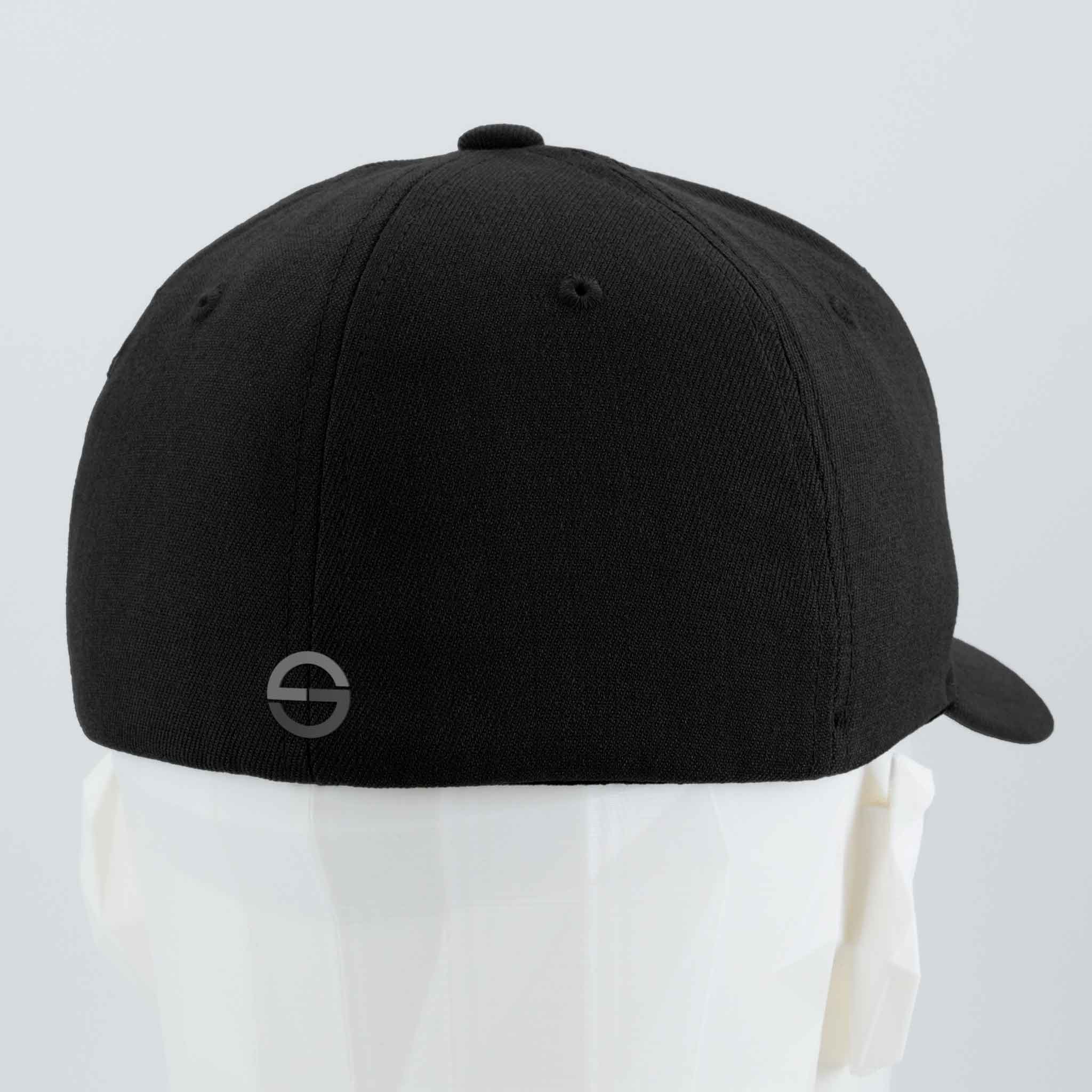 Bigfoot Silhouette (Silicone) - Flexfit® Premium Wool Blend Cap Color: Dark Gray - Eternal Glyph LLC