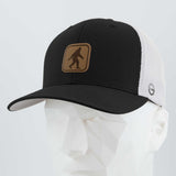 Bigfoot Trail Sign (Leather) - Flexfit® Mesh Trucker Cap