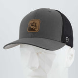 Mountain Bike Downhill (Leather) - Flexfit® Mesh Trucker Cap