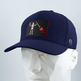 Black Beard Pirate Flag (Double Layer Silicone) - Flexfit® Cool & Dry Cap