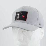 Black Beard Pirate Flag (Double Layer Silicone) - Flexfit® Cool & Dry Cap