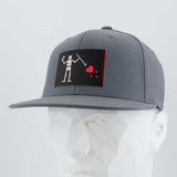 Black Beard Pirate Flag (Double Layer Silicone) - Flexfit® Premium Fitted Cap