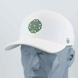 Dara Knot (Silicone) - Flexfit® Cool & Dry Cap Color: White - Eternal Glyph LLC
