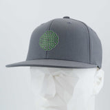 Dara Knot (Silicone) - Flexfit® Premium Fitted Cap Color: Dark Gray - Eternal Glyph LLC