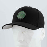 Dara Knot (Silicone) - Flexfit® Premium Wool Blend Cap Color: Black - Eternal Glyph LLC
