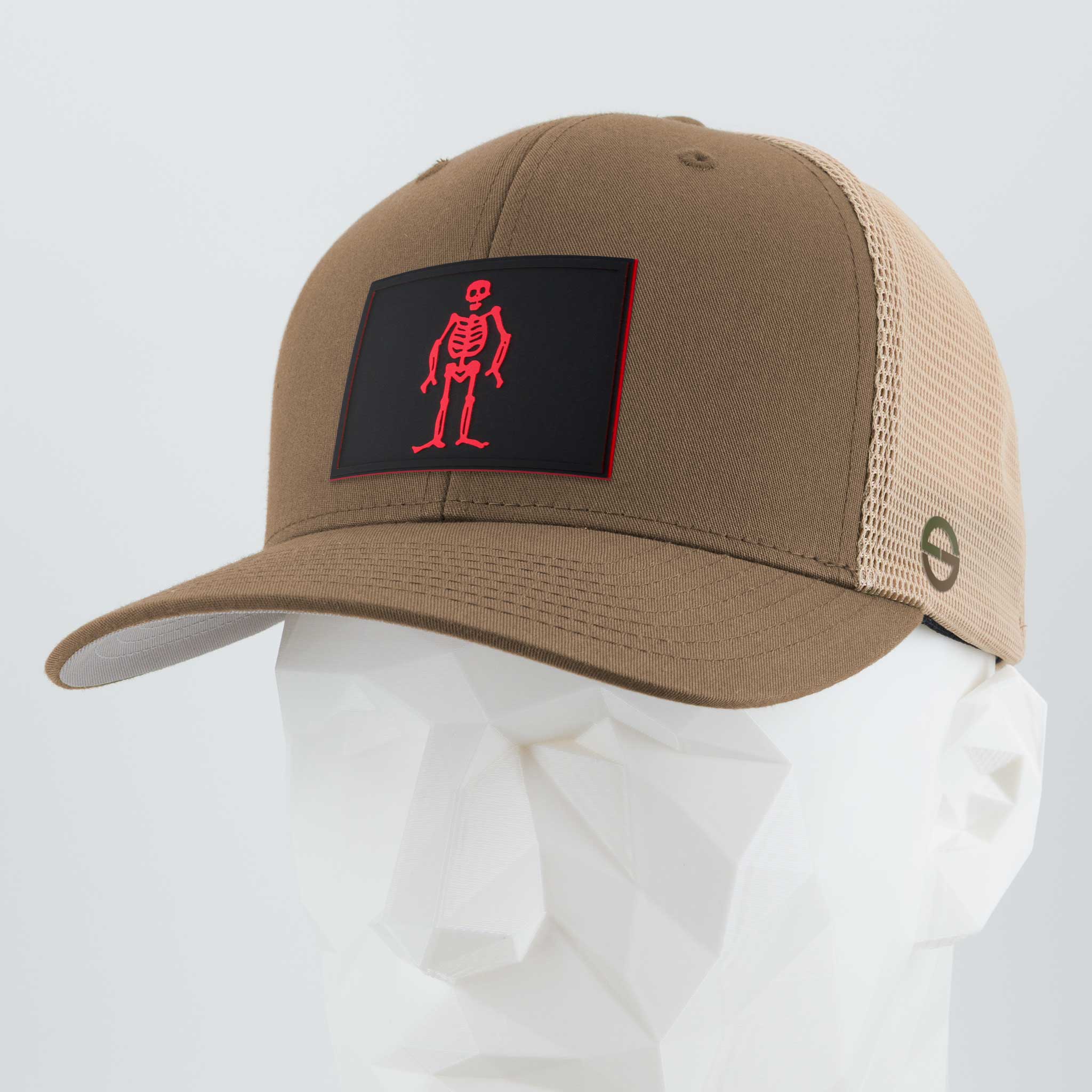 Edward Low Pirate Flag (Double Layer Silicone) - Mesh Trucker Cap