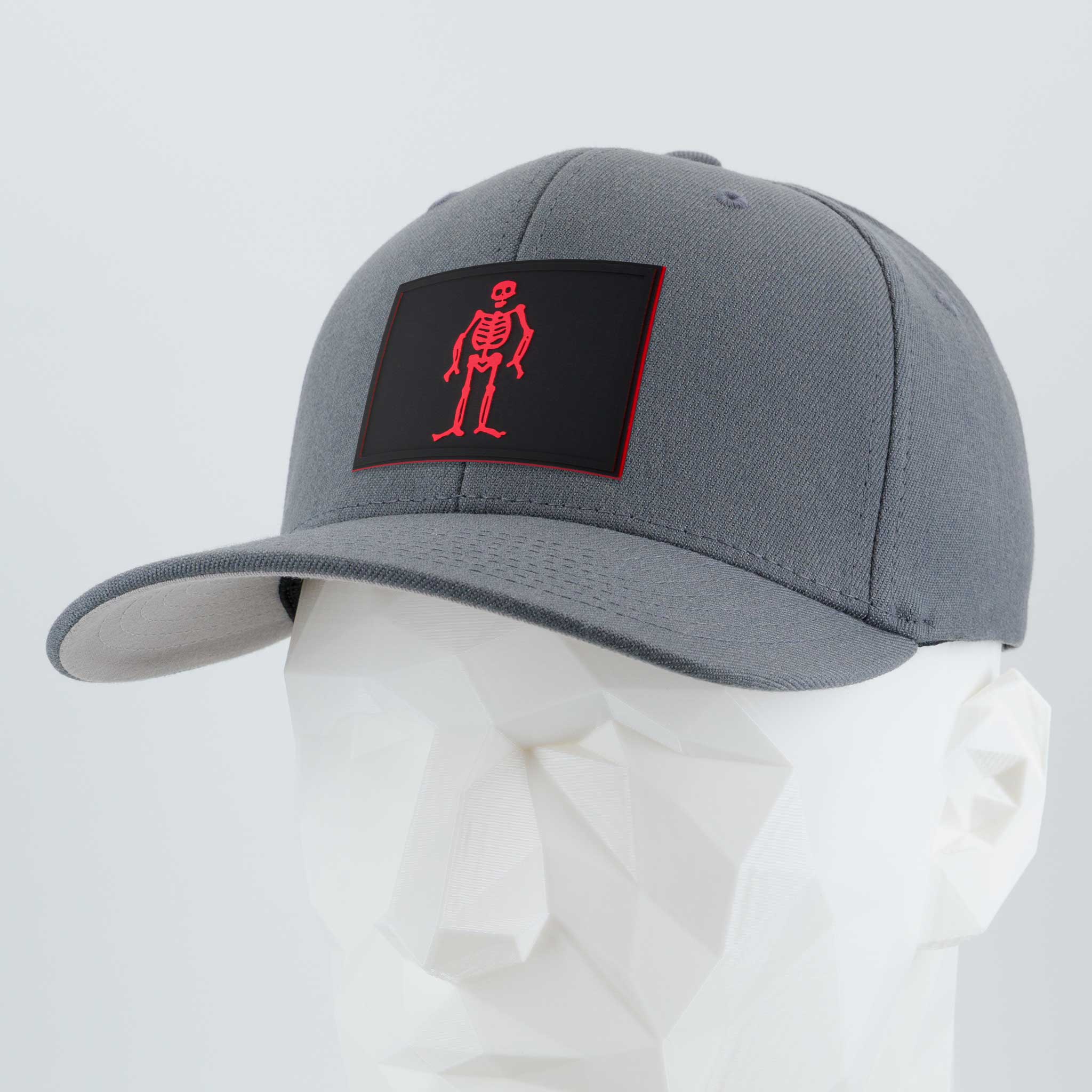 Edward Low Pirate Flag (Double Layer Silicone) - Flexfit® Premium Wool Blend Cap
